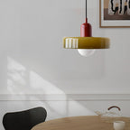 Stilo Suspension Lumineuse | Verre Coloré Style Bauhaus 6