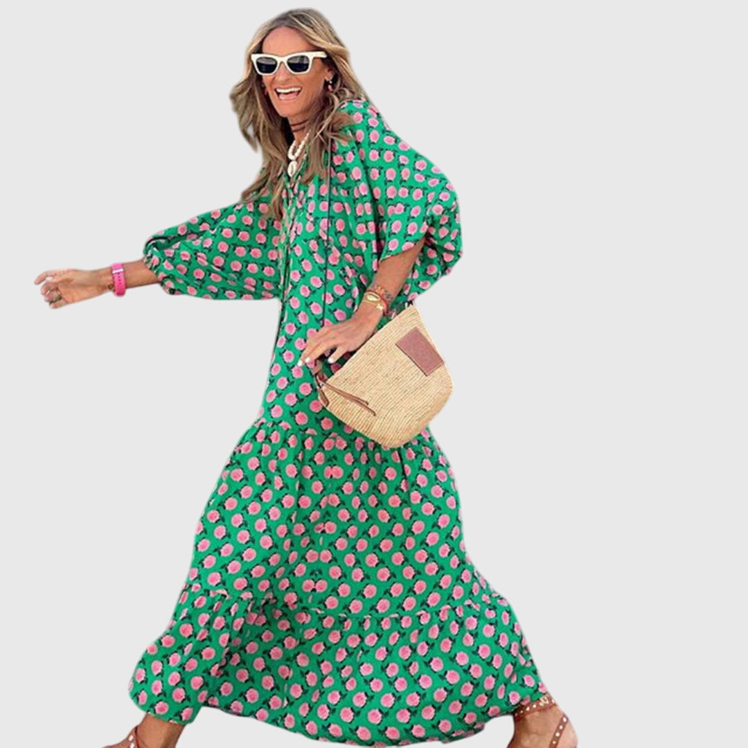 Stylish Women's Maxi Dress | Bohemian Chic Design 0