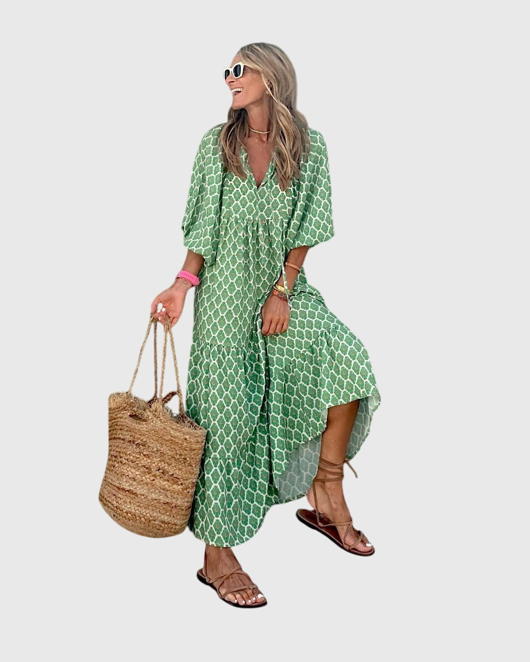 Stylish Women's Maxi Dress | Bohemian Chic Design 4