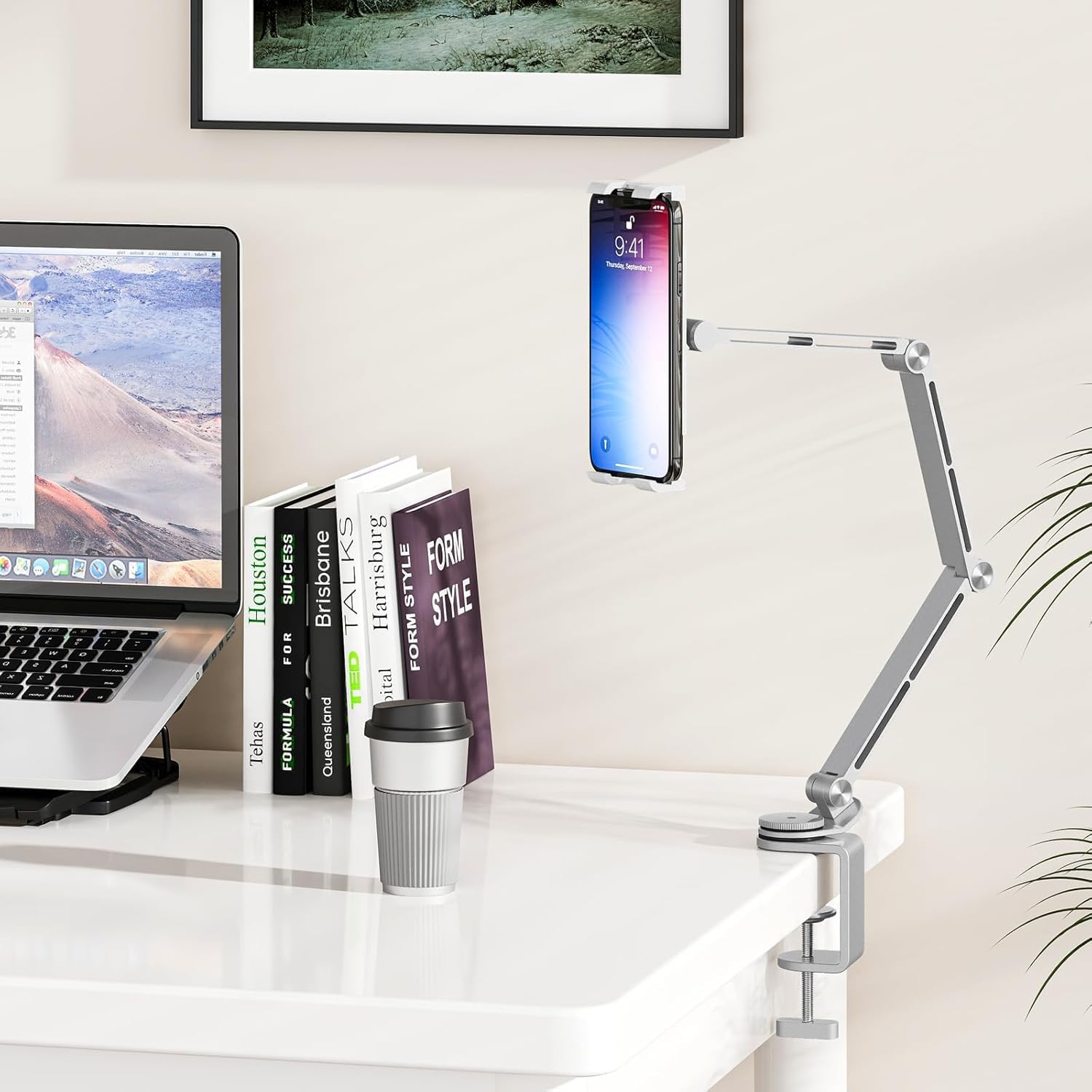 Support Tablette Marco Réglable | Aluminium, Rotation 360° 7