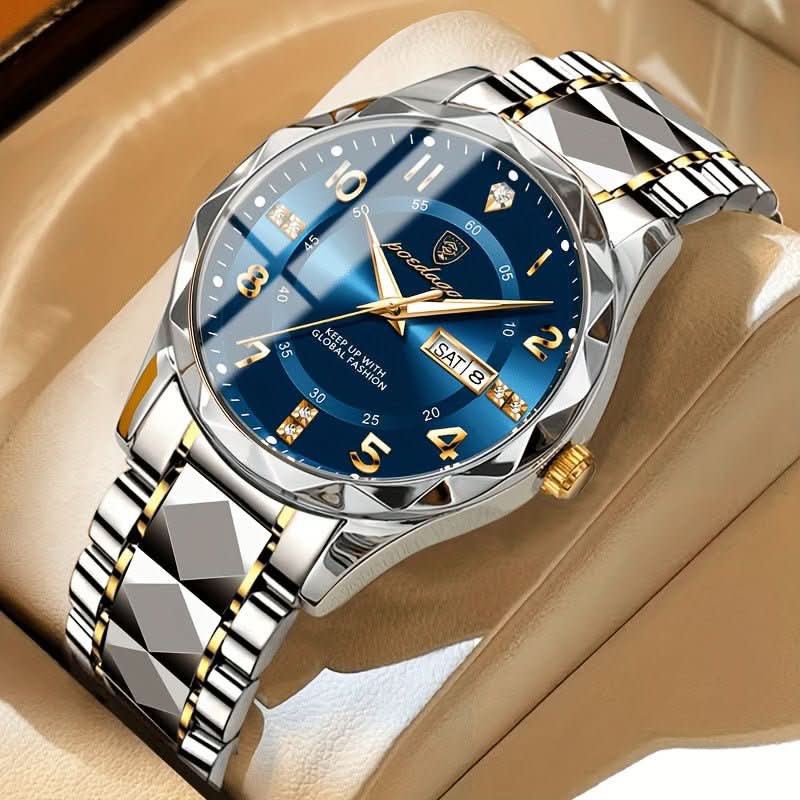 Taron Montre Sport Homme | Étanche 50m, Chronographe, Bracelet en Titane 0