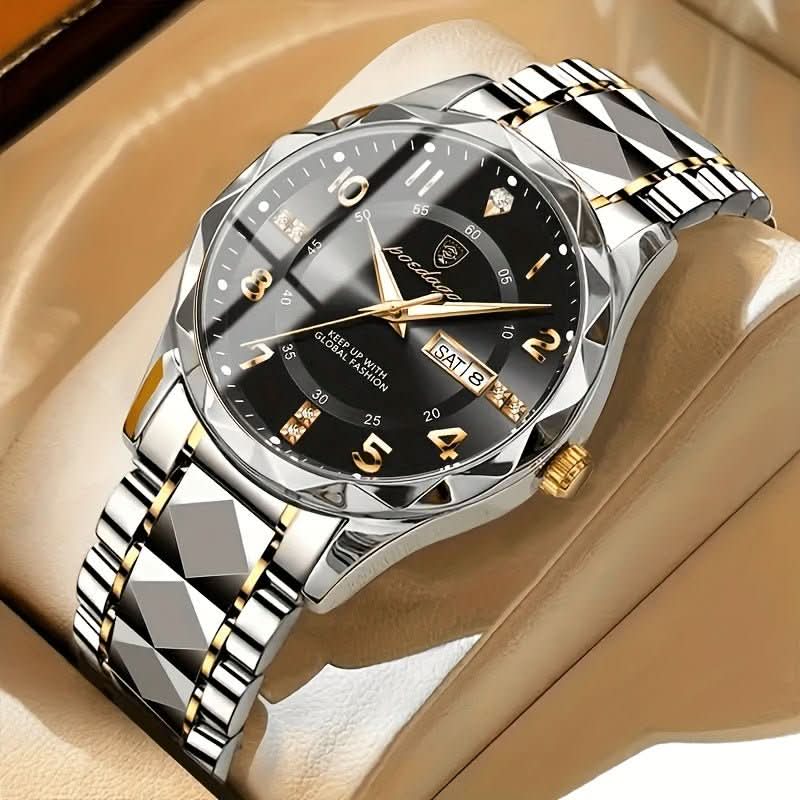 Taron Montre Sport Homme | Étanche 50m, Chronographe, Bracelet en Titane 6
