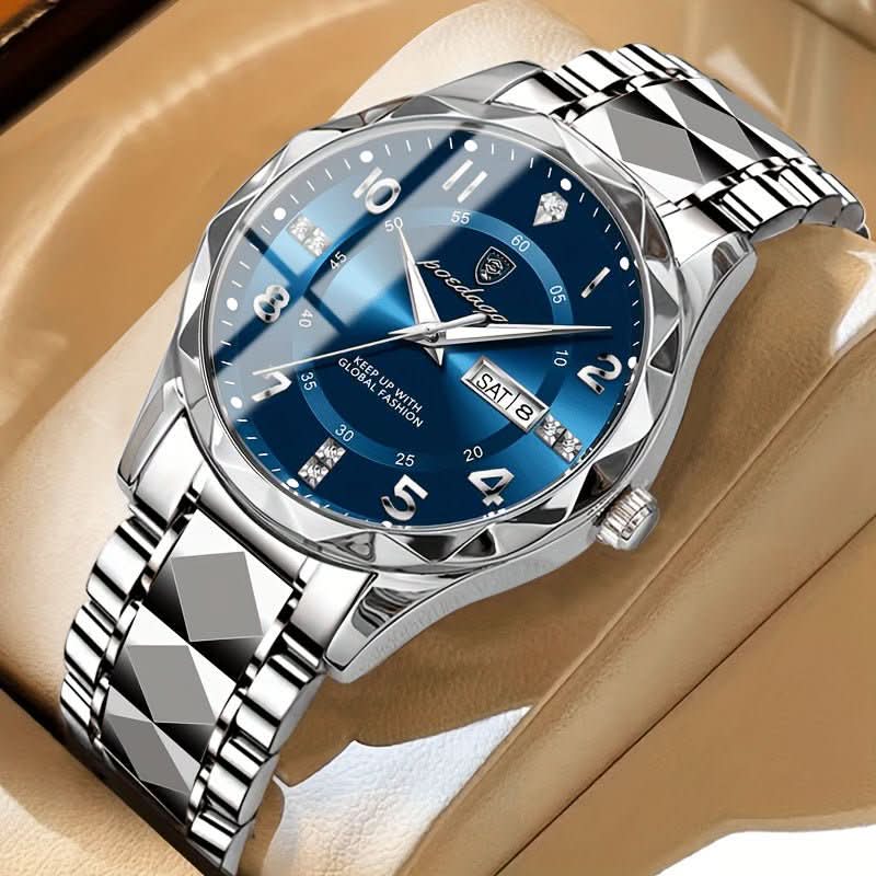 Taron Montre Sport Homme | Étanche 50m, Chronographe, Bracelet en Titane 8