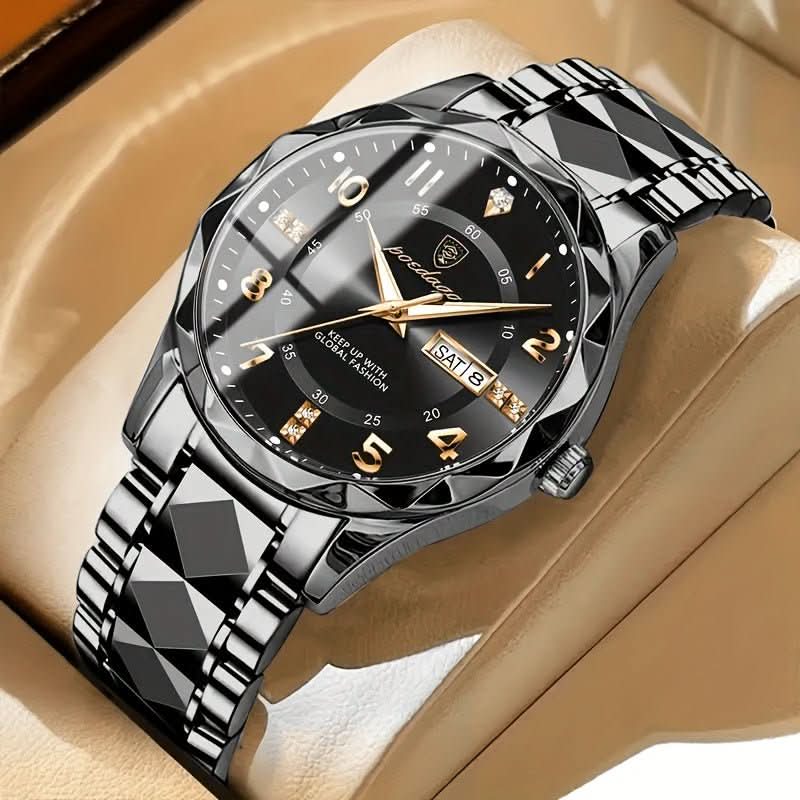 Taron Montre Sport Homme | Étanche 50m, Chronographe, Bracelet en Titane 9