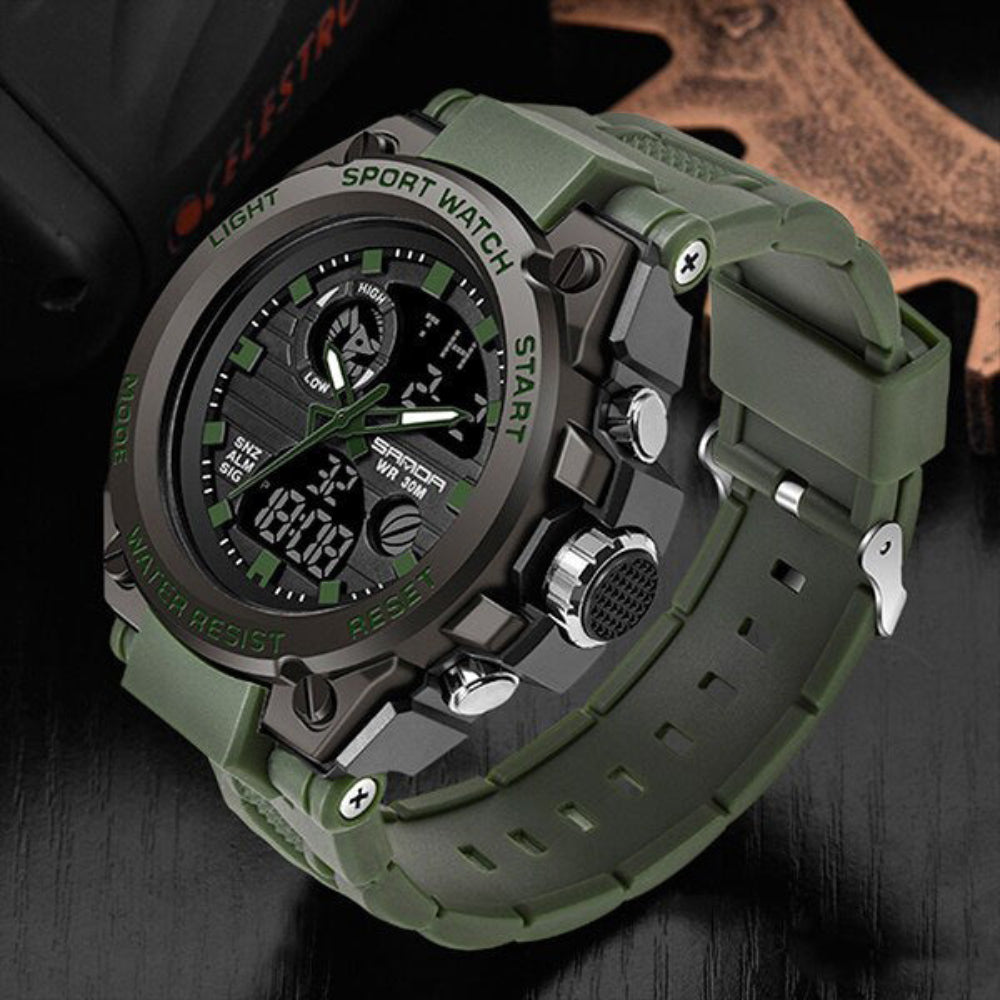 Titus Montre Homme | Montre Militaire Multifonctionnelle Résistante 5