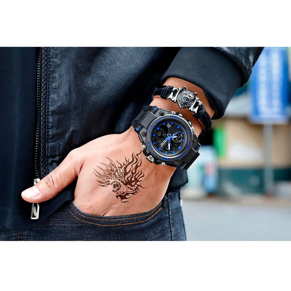 Titus Montre Homme | Montre Militaire Multifonctionnelle Résistante 8