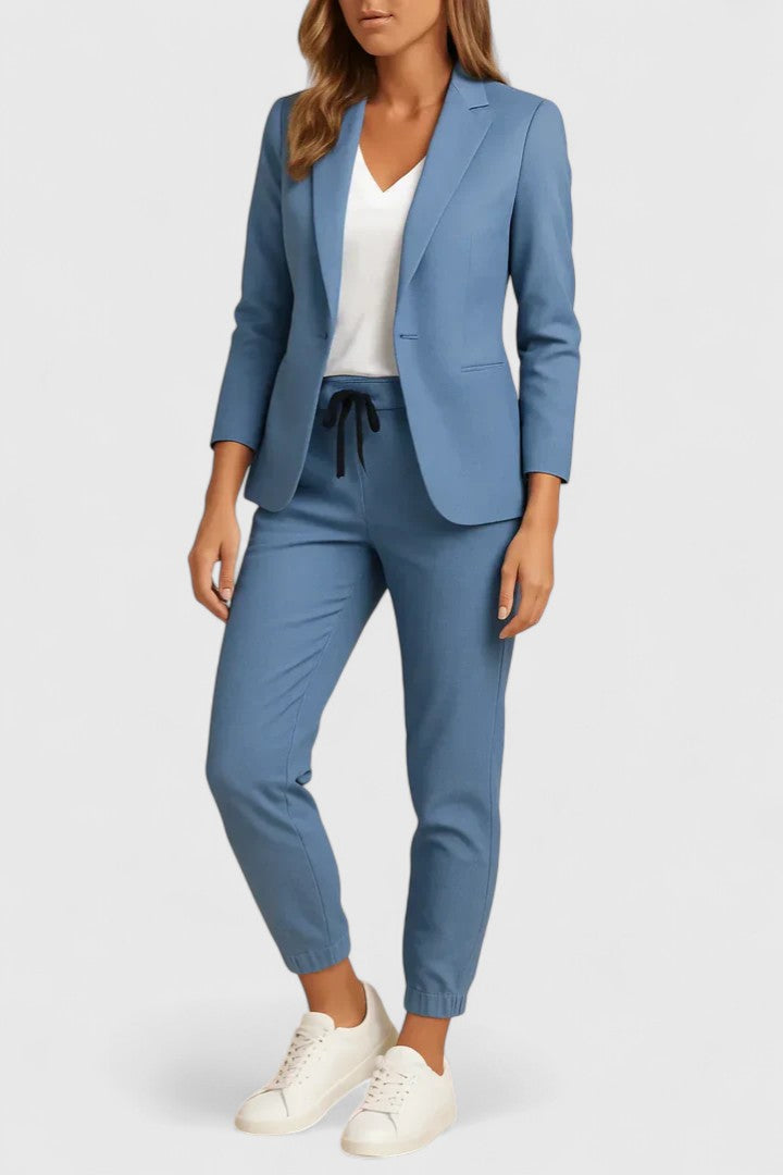 Trisha Women's Suit | Tailored Jacket and Pants, Elegant Set 0
