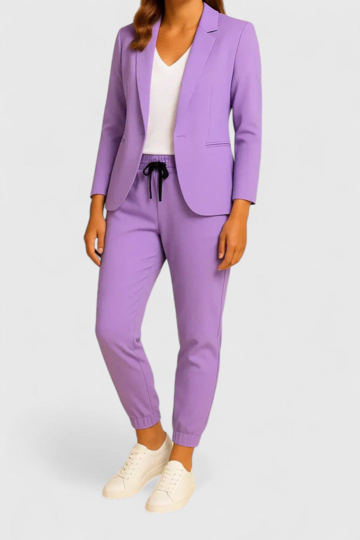 Trisha Women's Suit | Tailored Jacket and Pants, Elegant Set 7
