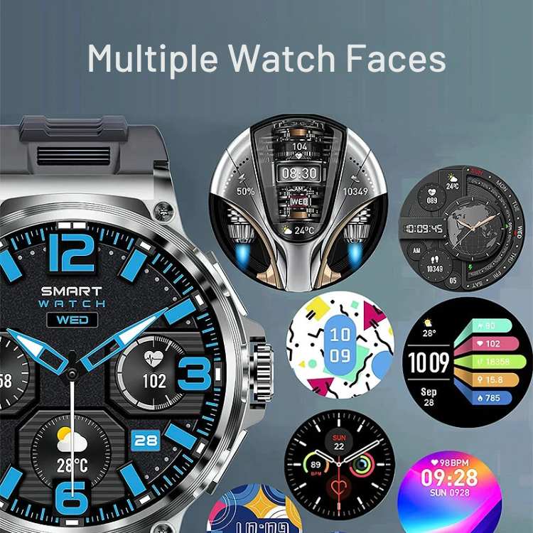 Triton Montre Intelligente | Autonomie 10 Jours, Surveillance Santé 24h/24 3