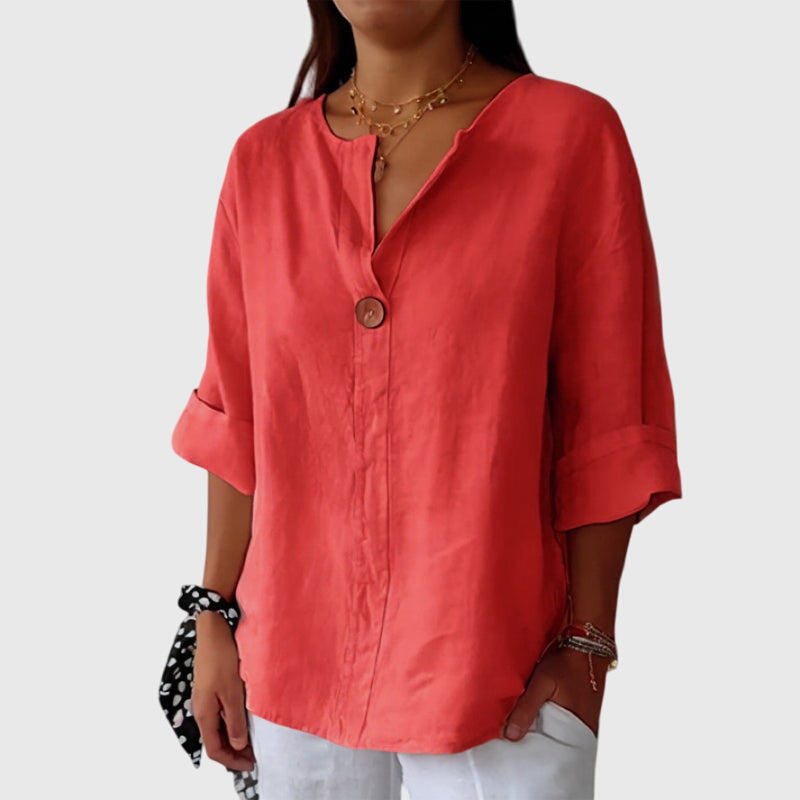 Valentina Women's Blouse | Relaxed Fit, Elegant Design 2