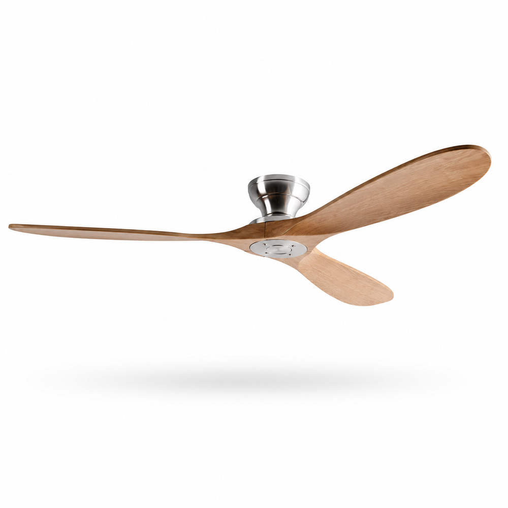 Ventilateur Plafond Silencieux | Bois Massif, 6 Vitesses Réversibles Été/Hiver 2