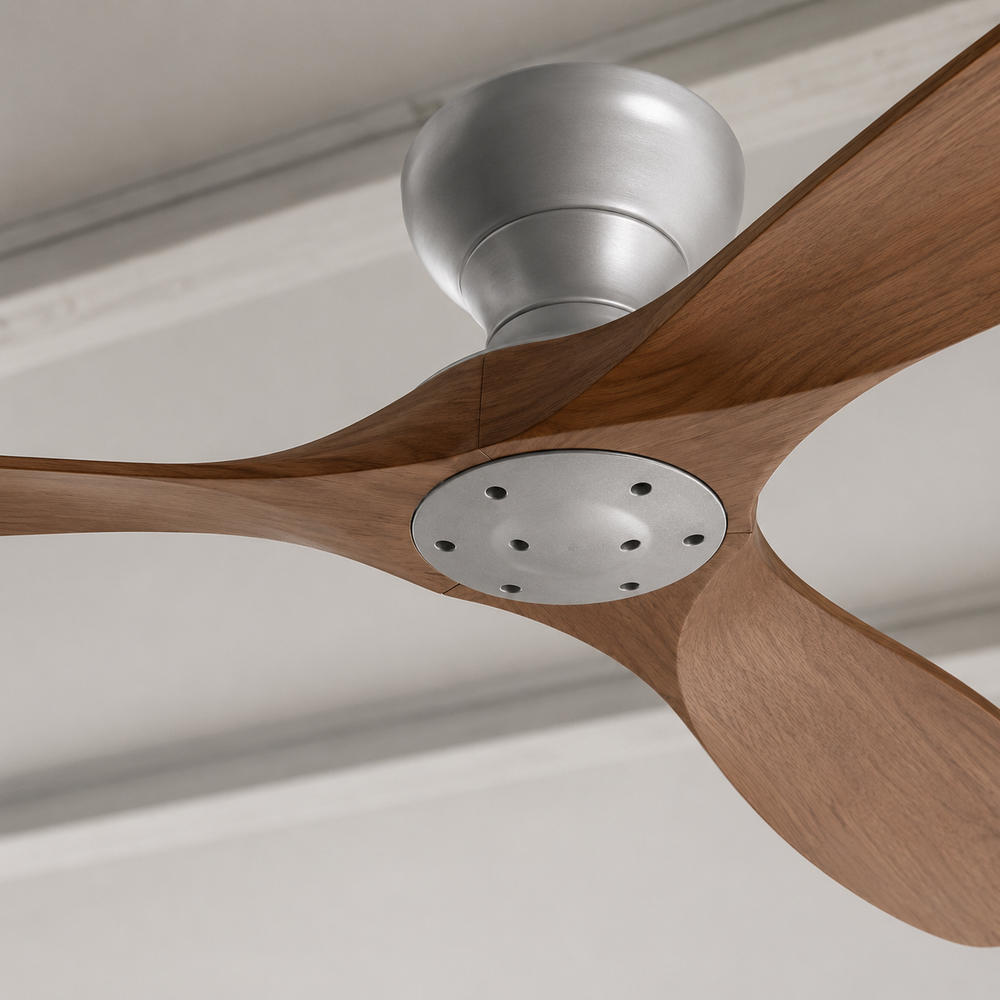 Ventilateur Plafond Silencieux | Bois Massif, 6 Vitesses Réversibles Été/Hiver 5
