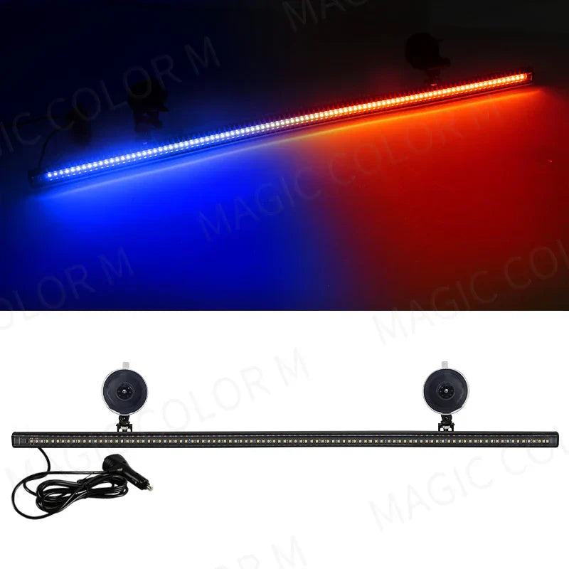 Veyra Lampe Stroboscopique LED 96 | 15 Modes, Montage 360°, Compacte 10
