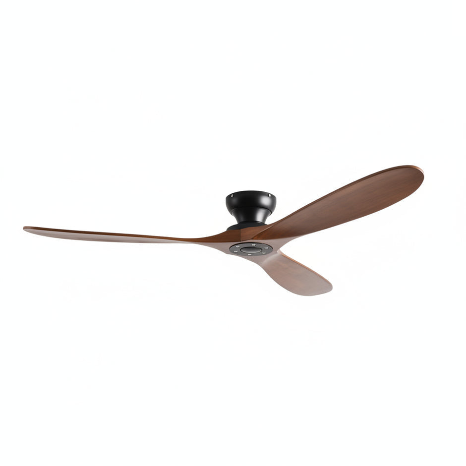 Victor Ventilateur Plafond Silencieux | Bois Massif, Éclairage LED, Réversible 0