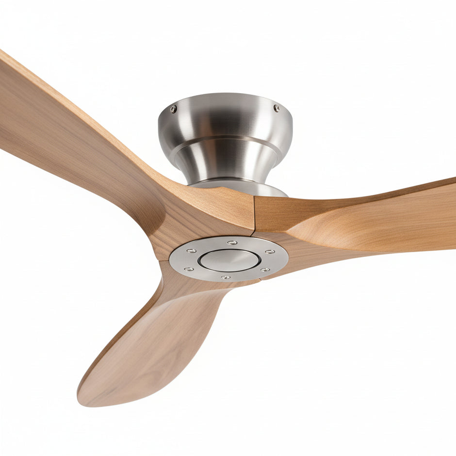 Victor Ventilateur Plafond Silencieux | Bois Massif, Éclairage LED, Réversible 6