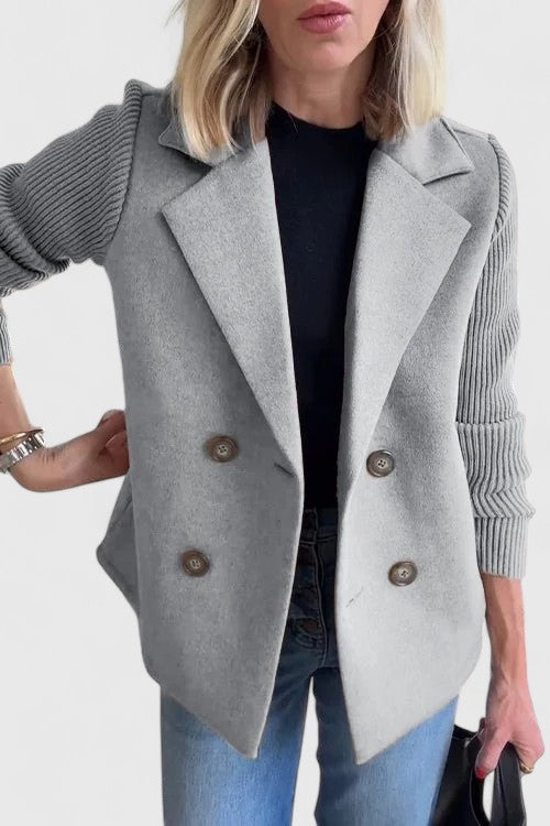 Winslet Women's Blazer | Chic Contrast Sleeves, Tailored Fit 2