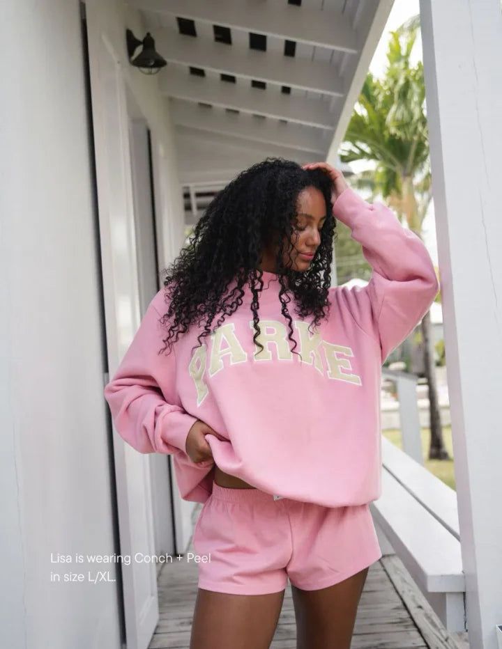Indie | Women’s Oversized Varsity Crewneck Sweatshirt